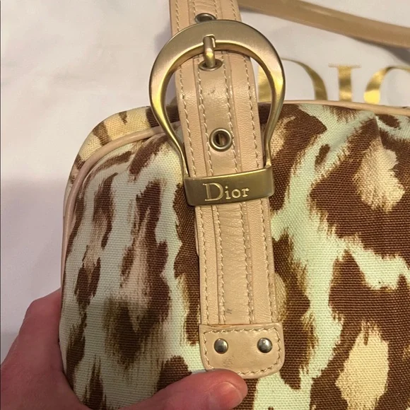 FLASH SALE🔥🔥🔥ABSOLUTELY GORGEOUS VINTAGE CHRISTIAN DIOR LEOPARD BAG💗💗💗 - Picture 9 of 17